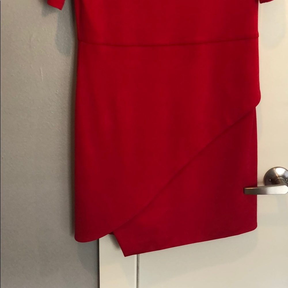 NWT ALICE + OLIVIA SZ 14 classy red dress - Picture 3 of 10